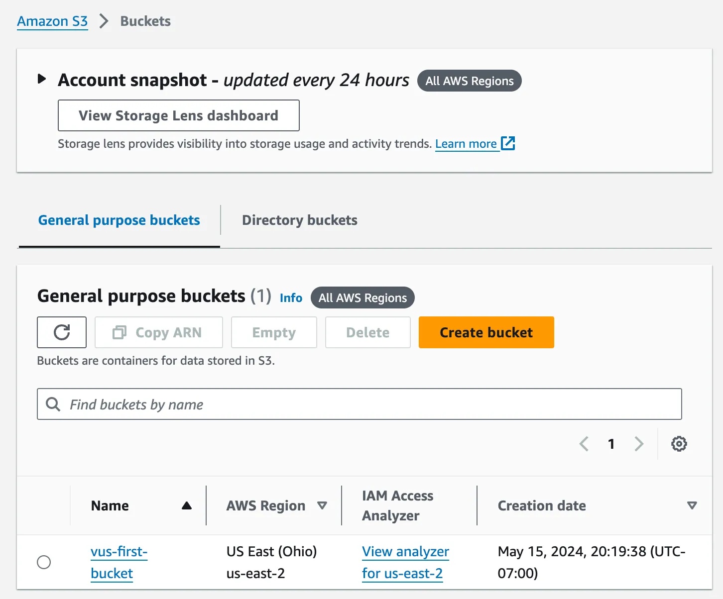 Bucket Verification
