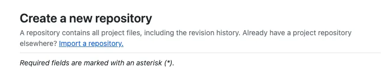 create repo